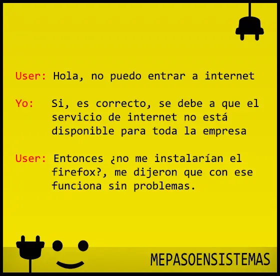 me paso en sistemas