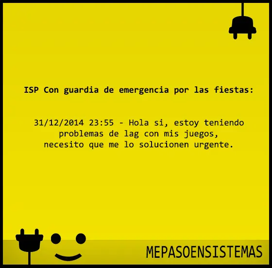 Me pasó en sistemas