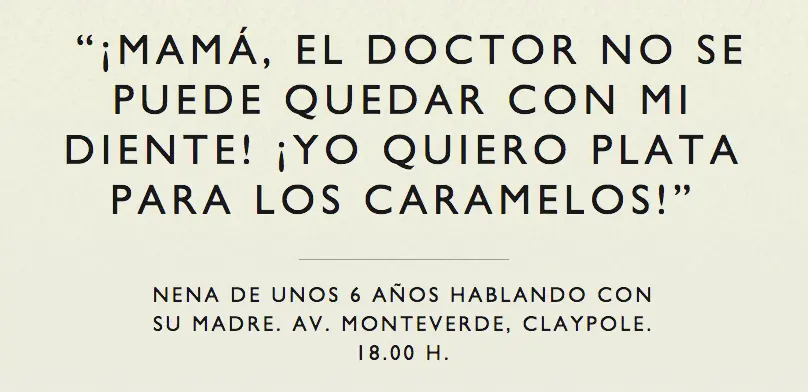 La gente anda diciendo...