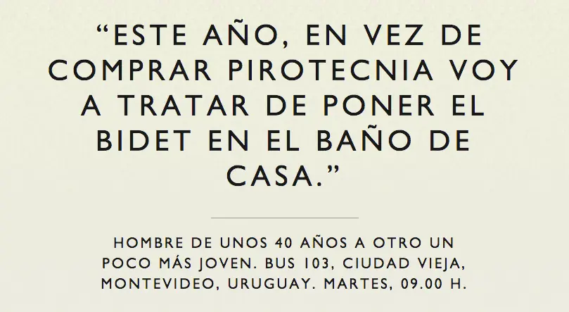 La gente anda diciendo...