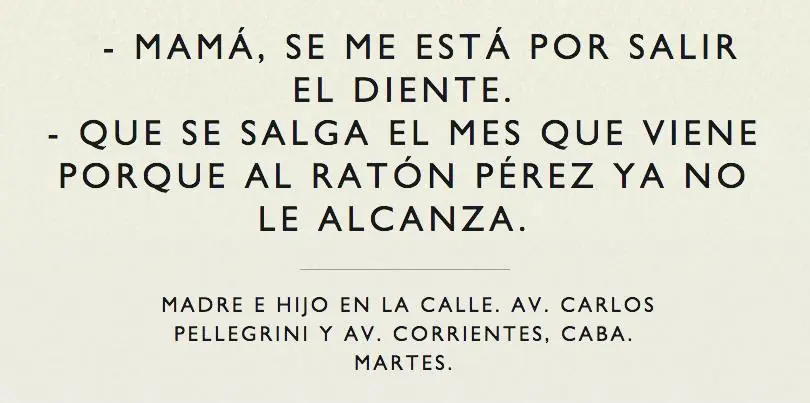 La gente anda diciendo...