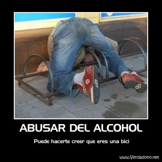 Cuando tomaste demasiado alcohol ...