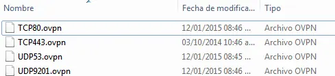 Editando Servidores TCP - Openvpn
