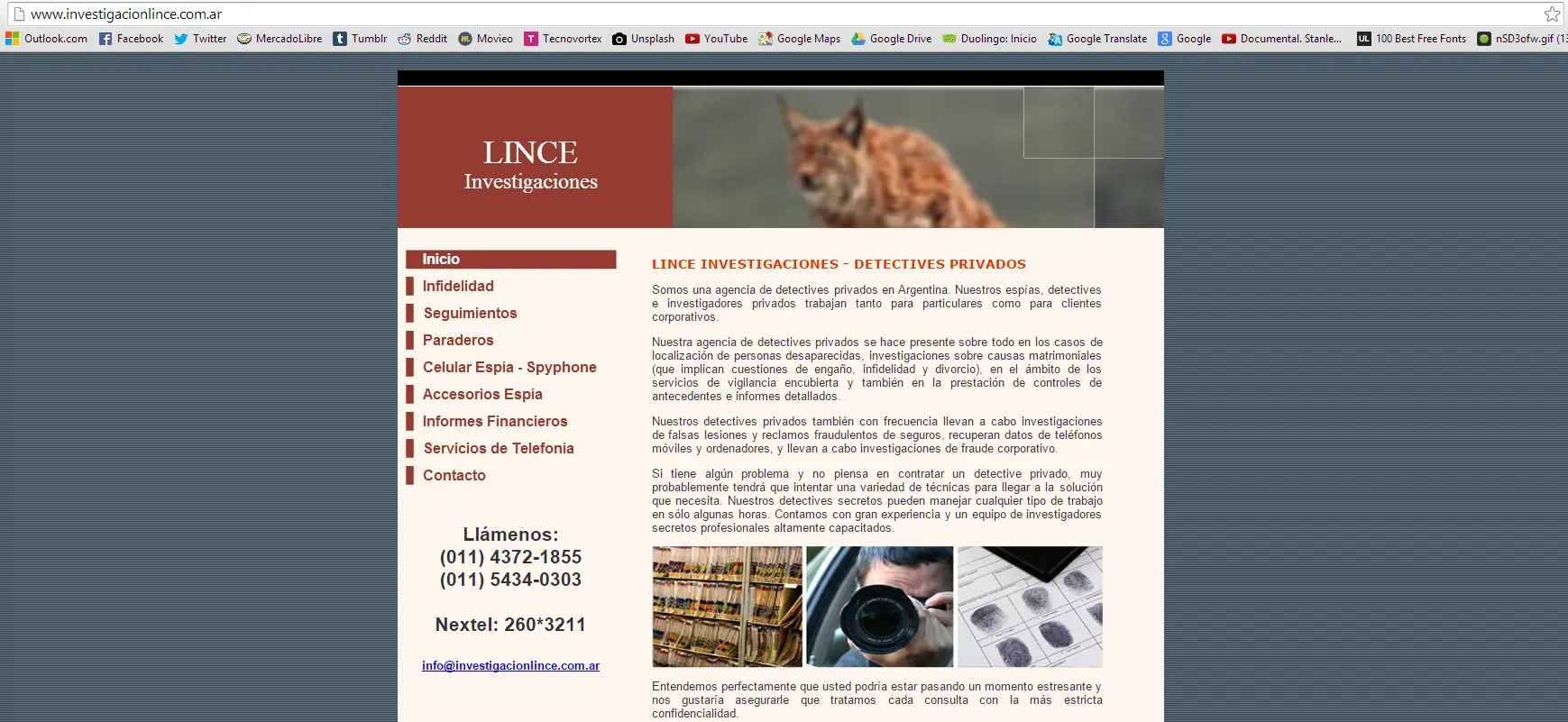 Lince invenstigaciones - Detectives privados