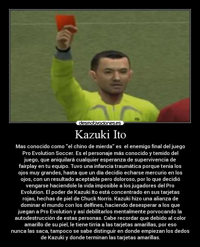 Kazuki Ito yo te banco.