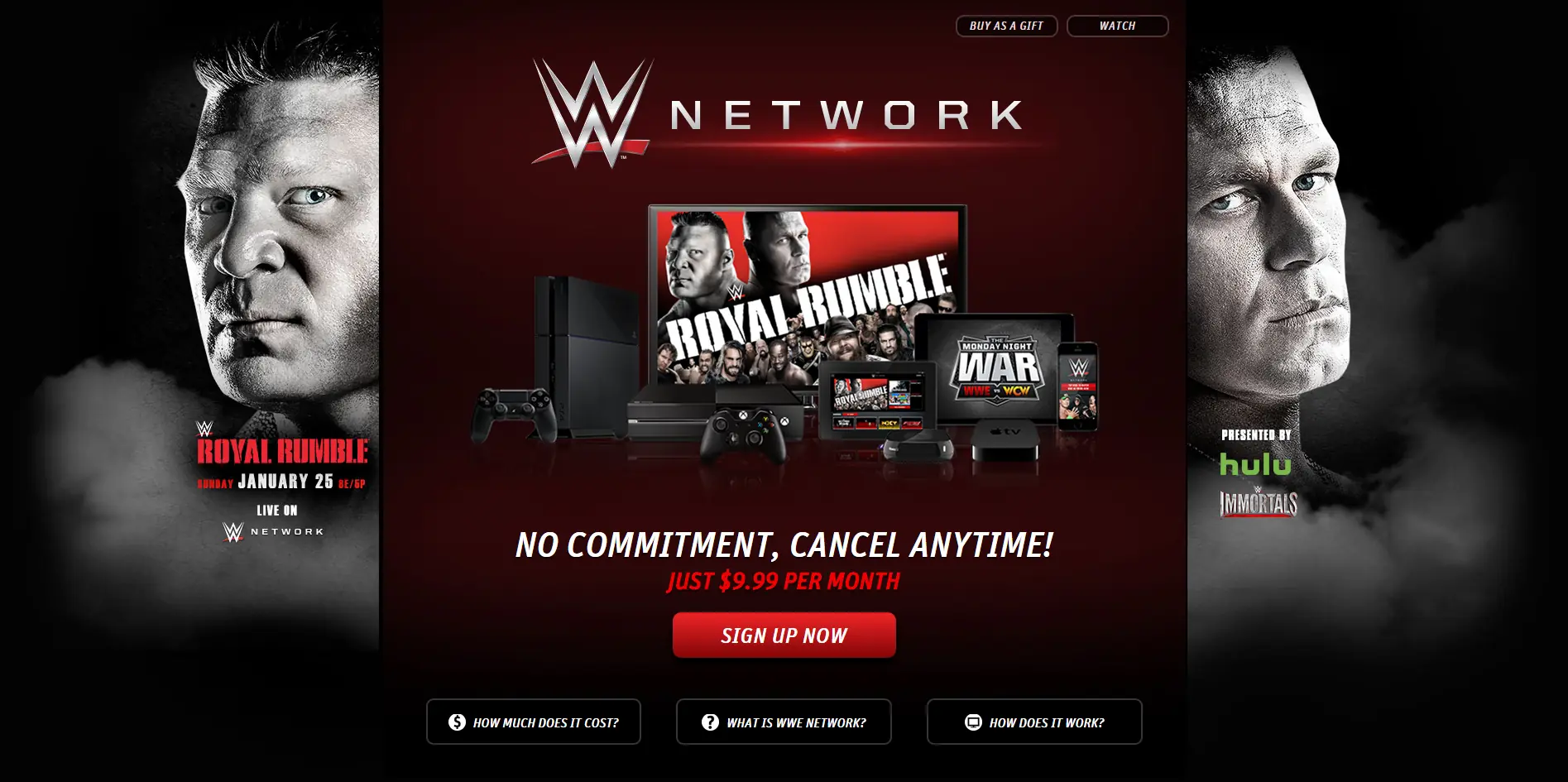 Crea tu cuenta de WWE Network gratis