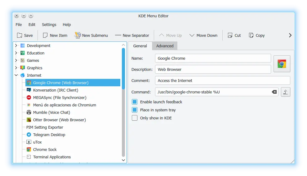 Minimiza cualquier aplicación KDE en la bandeja del sistema