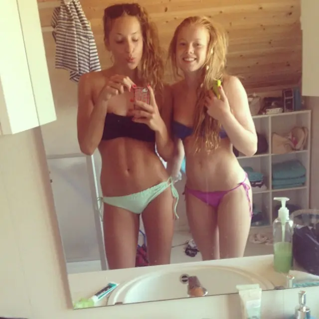 Mira estas Noruegas Colegialas q parten la tierra Lince!!!