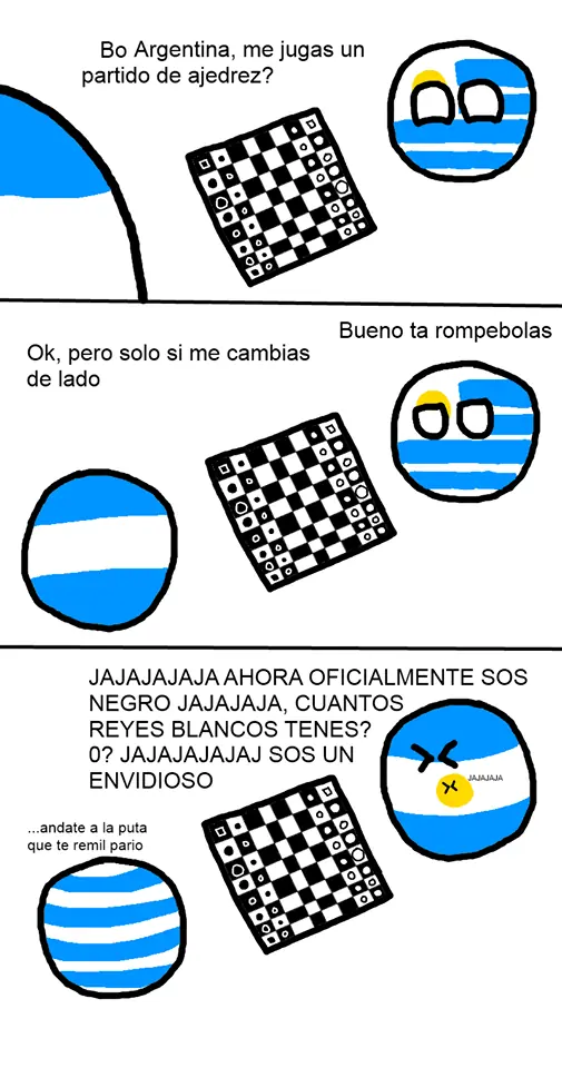 ¿Estas al pedo? Cagate de la risa con las countryballs.
