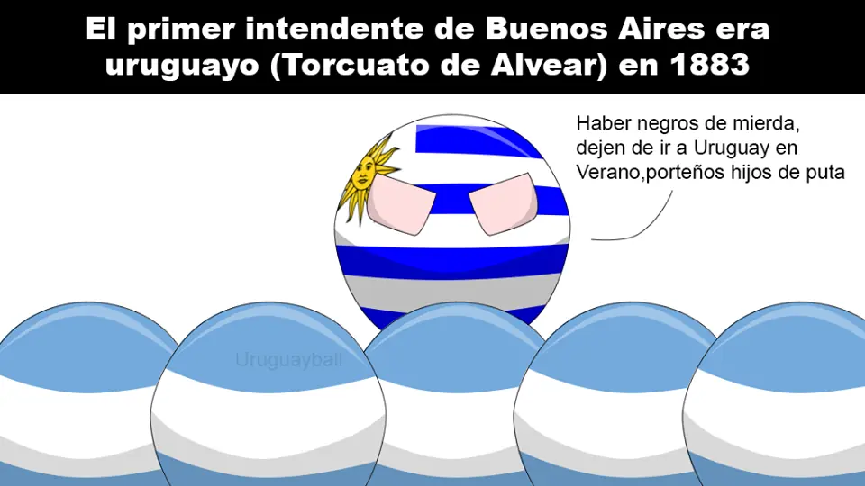 ¿Estas al pedo? Cagate de la risa con las countryballs.