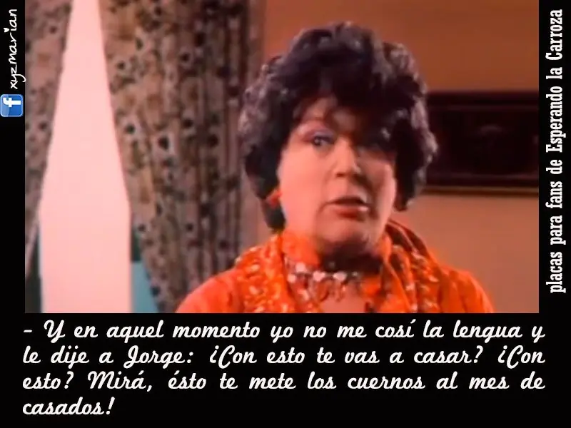 Esperando la Carroza - Frases -