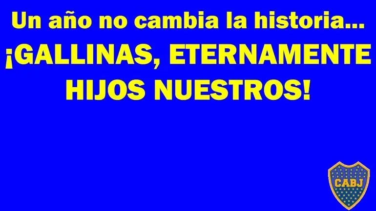 Los afiches de Boca Juniors despues del triunfo