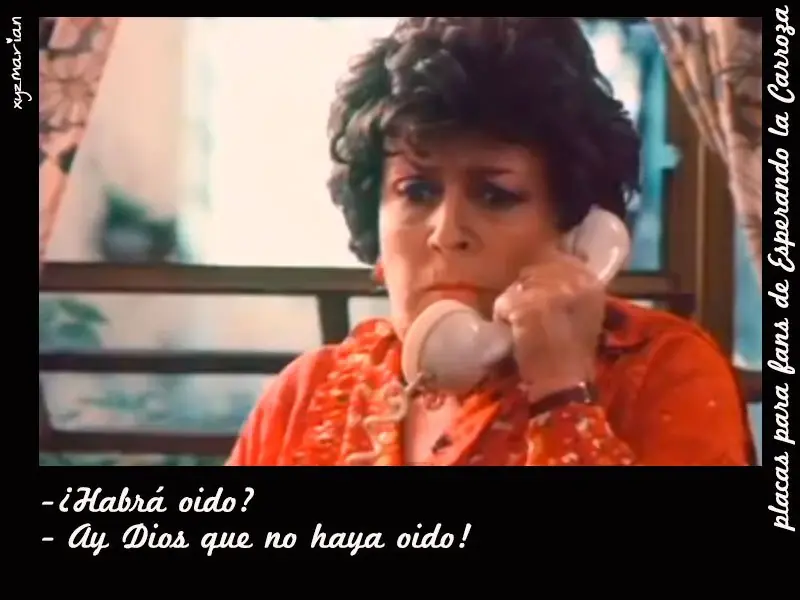 esperando la carroza
