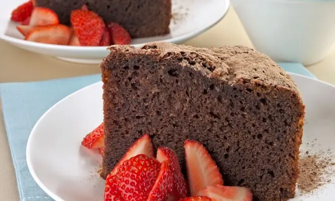 Receta de Bizcocho de chocolate sin huevo