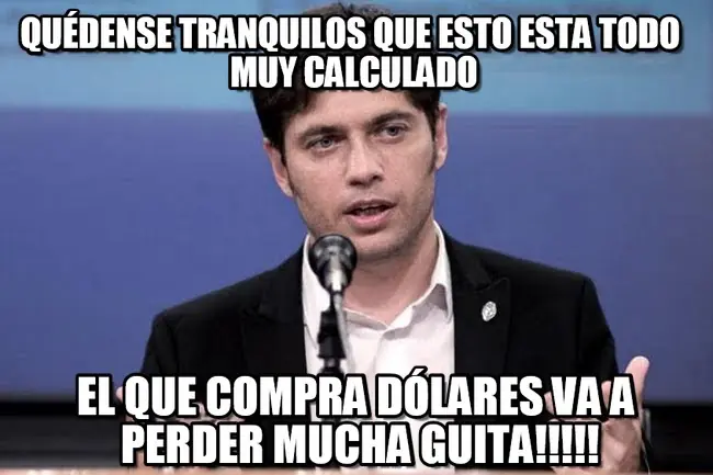 Mauri a dias de su gobierno ya levanto el cepo