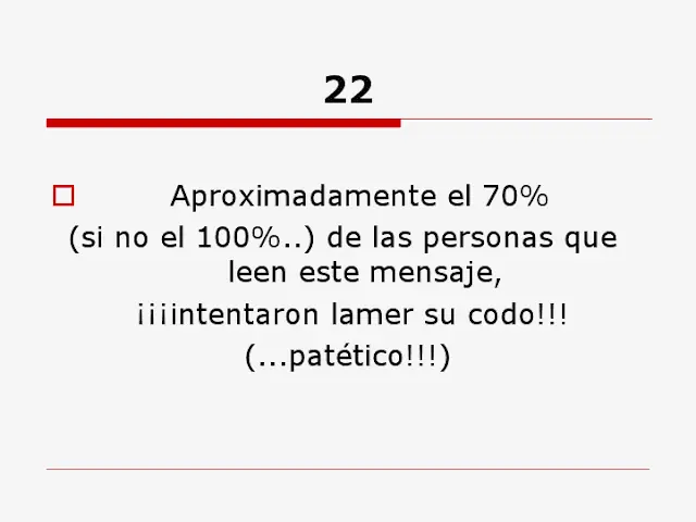 22 cosas