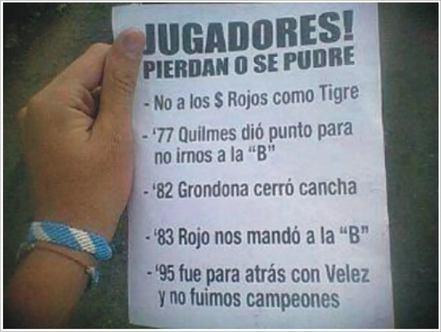 no es grande