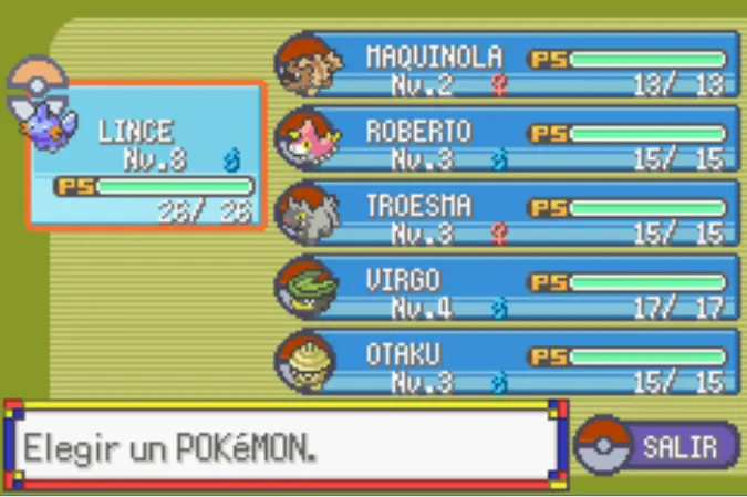 Hice un equipo taringuero en Pokemon y te lo muestro.