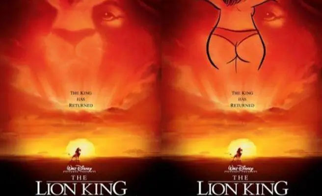 mensajes subliminales de sexo en Disney y en dibujos animado