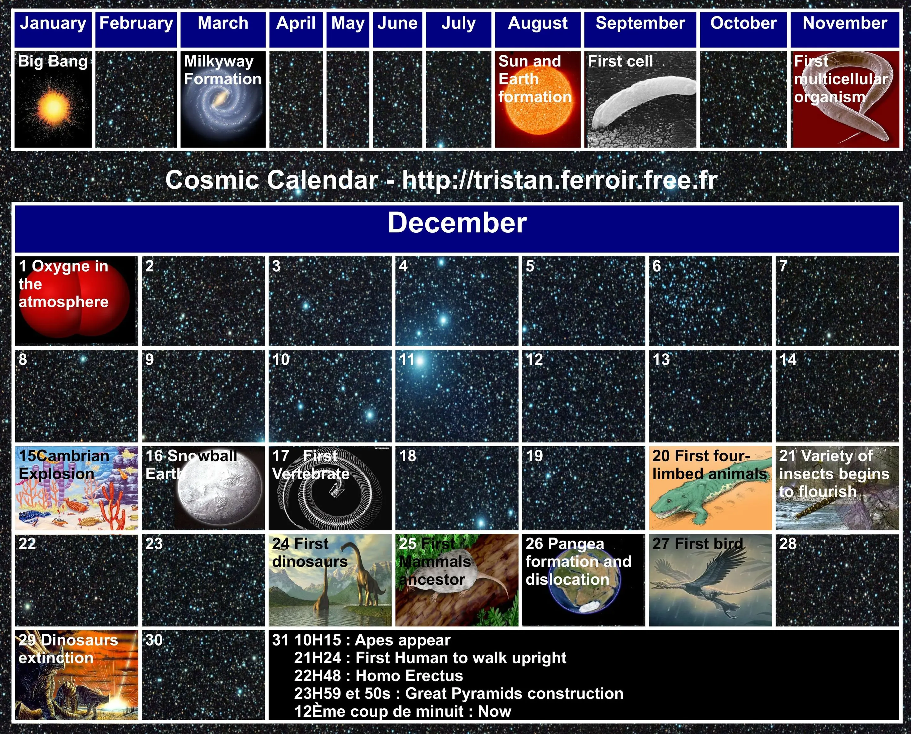 Calendario Cósmico.