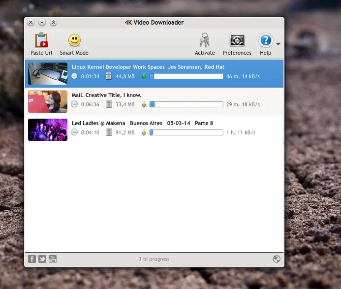4K Video Downloader. Descargar vídeos de YouTube, Vimeo, Fac