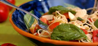Spaghetti Alla Caprese...