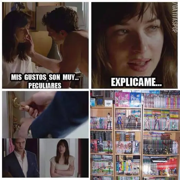 La gente se burla de “50 sombras de Grey”