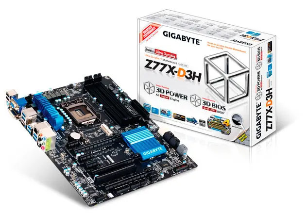 nueva placa gigabyte z77x-d3h