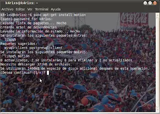 Servidor de videovigilancia casera en Ubuntu