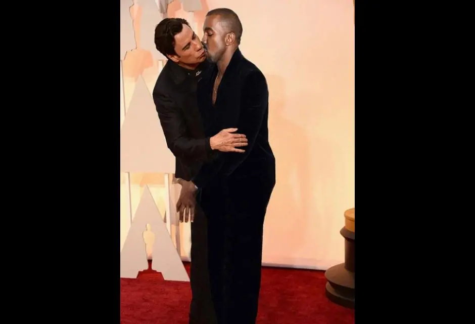 Los memes del beso de Travolta y Scarlett J.
