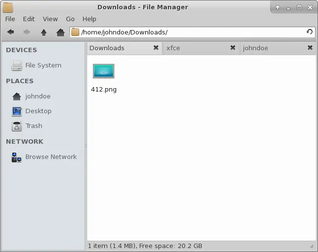 Xfce 412