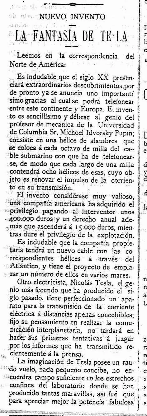 ¿Comunicaciones con el planeta Marte? - (1891-1934)