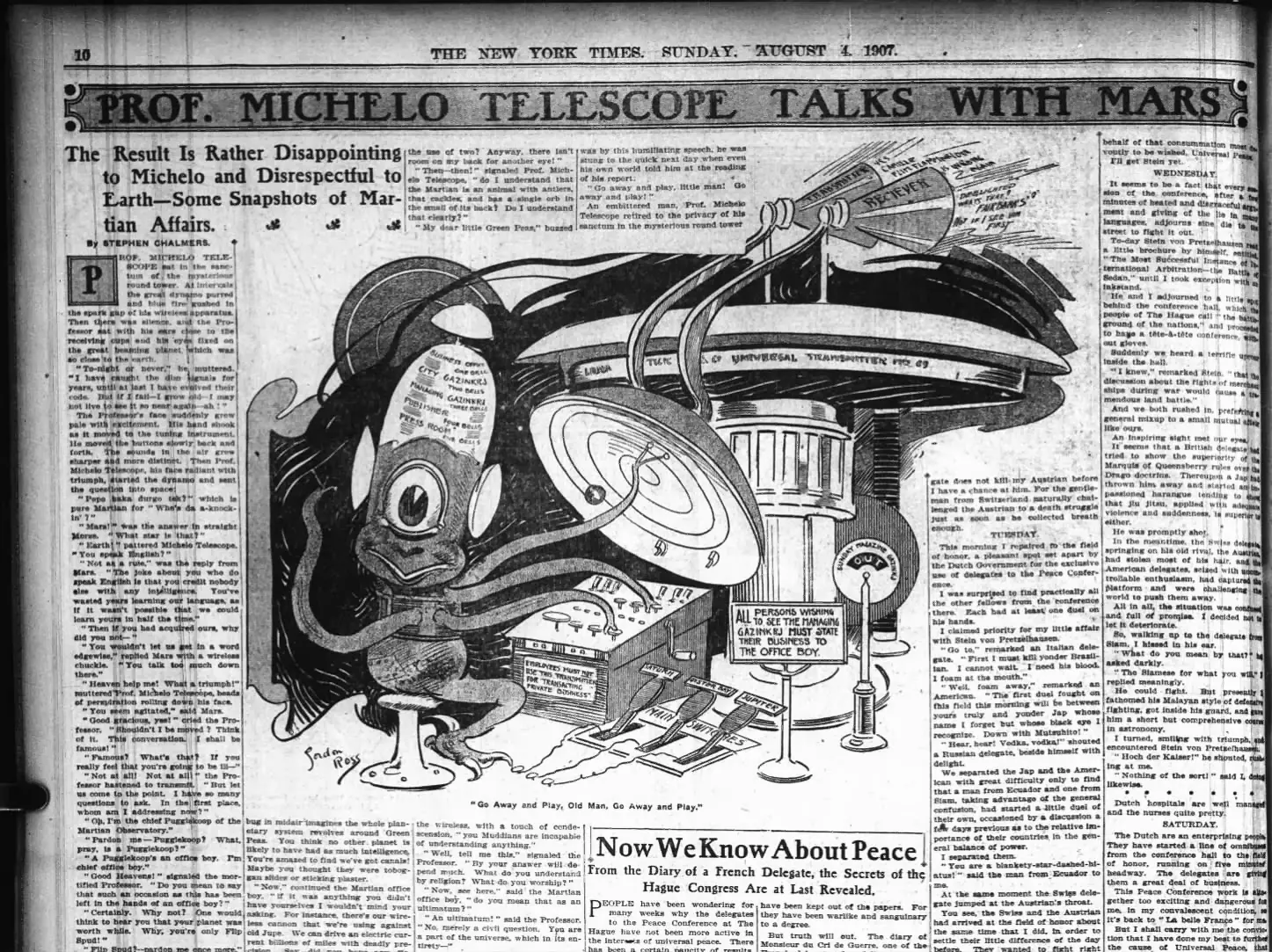 ¿Comunicaciones con el planeta Marte? - (1891-1934)