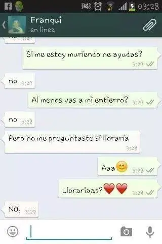 Me lo contaron por WhatsApp