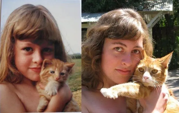 Fotos de Jovenes y de Grandes, la evolución de las especies