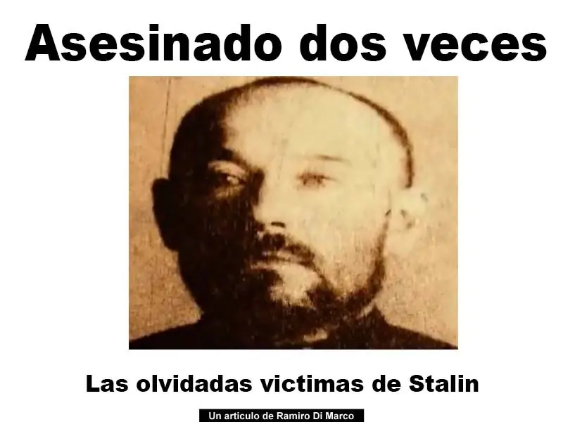 Asesinado dos veces: las olvidadas victimas de Stalin