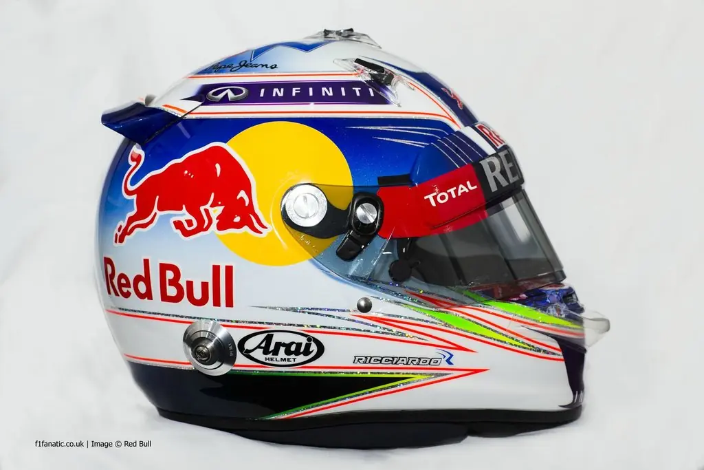 Cascos de los pilotos de Fórmula 1 para la temporada 2015