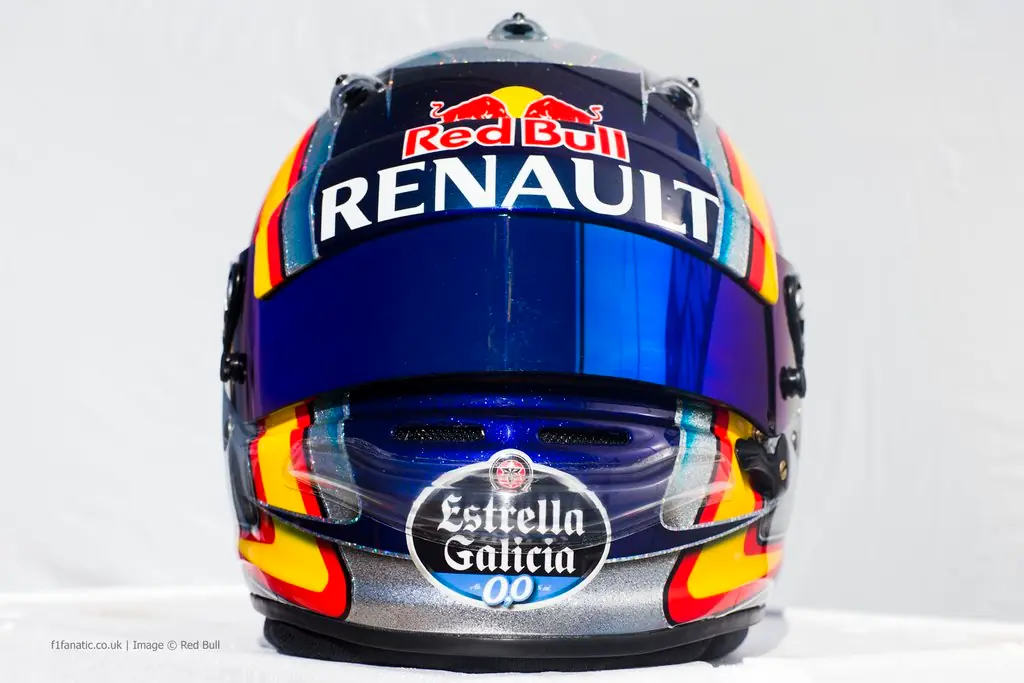 Cascos de los pilotos de Fórmula 1 para la temporada 2015
