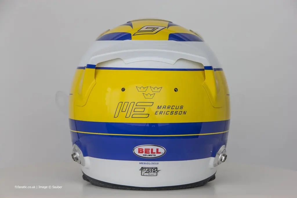 Cascos de los pilotos de Fórmula 1 para la temporada 2015