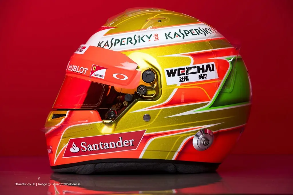 Cascos de los pilotos de Fórmula 1 para la temporada 2015