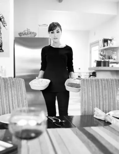 Cocinando con Sasha Grey.