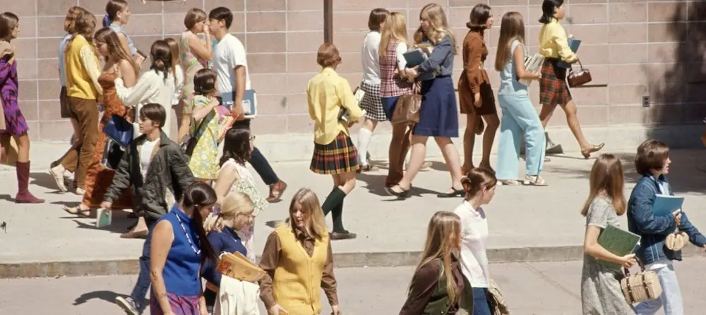 Hermosas hippies de los años 60...