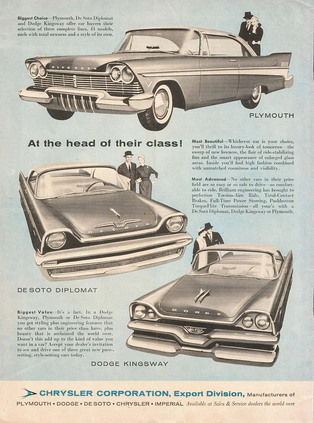 Chrysler de fines de los cincuenta