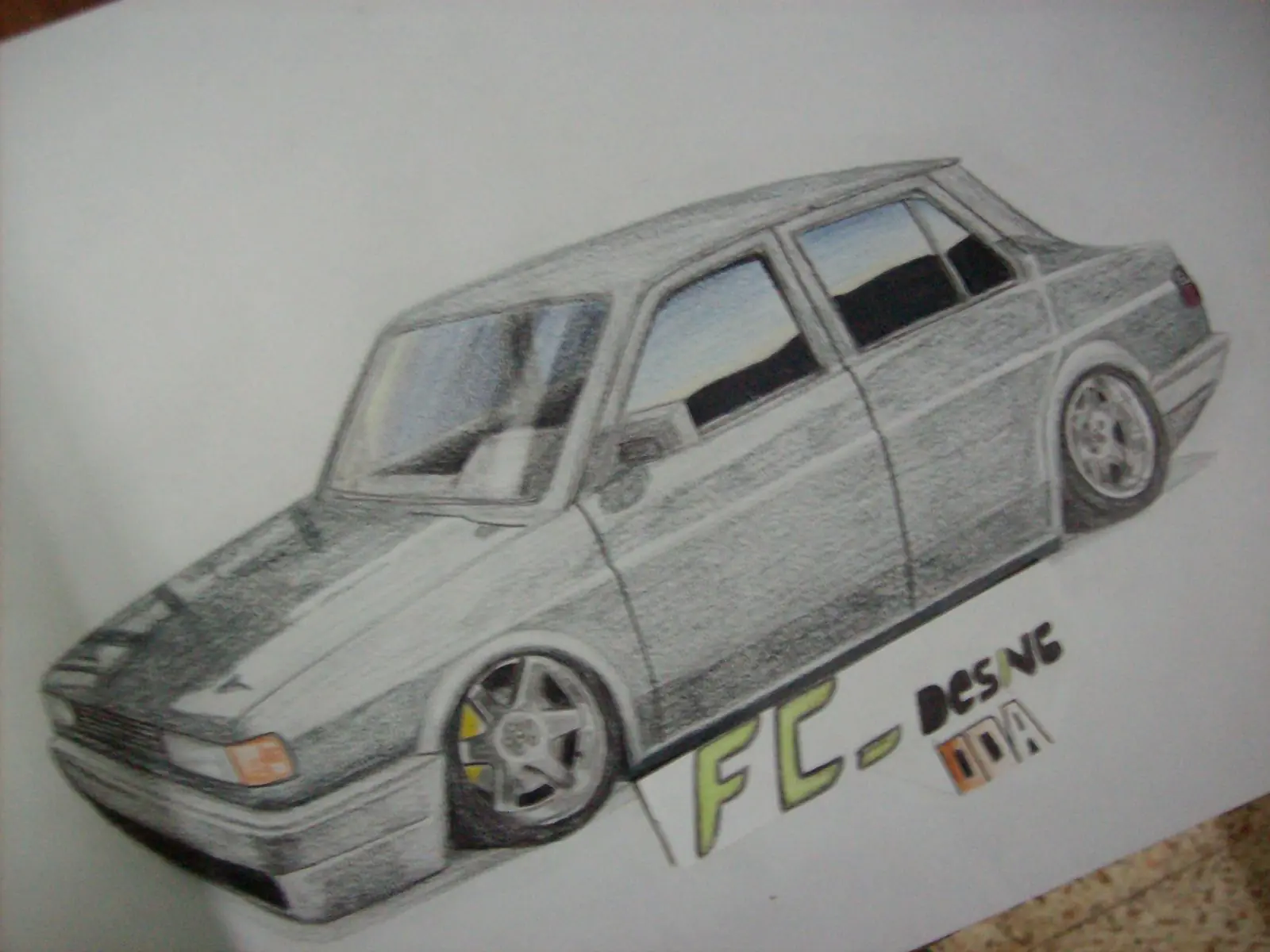 Mis dibujos de autos