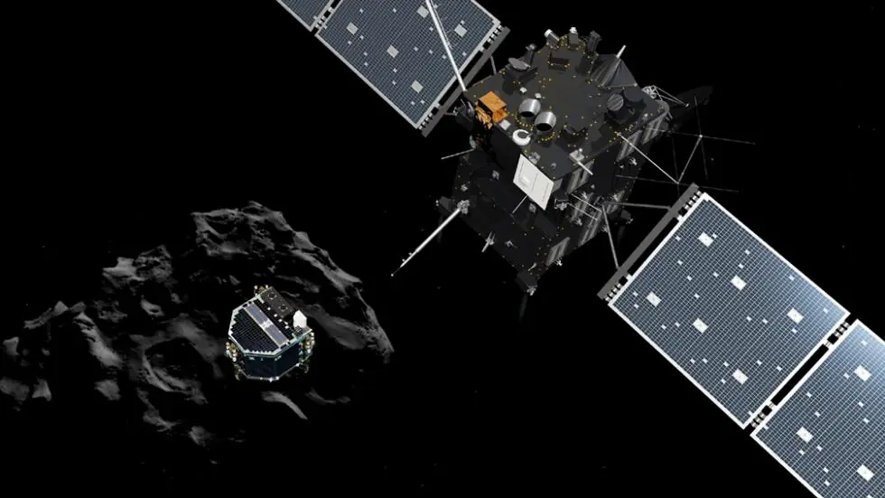 Robot Philae aterrizó sobre cometa 67P