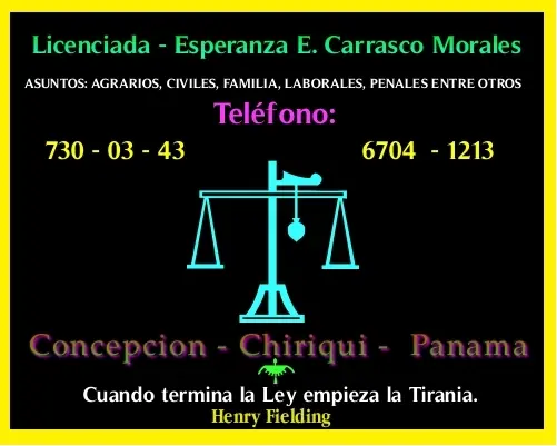 Esperanza Carrasco - Bugaba Chiriqui