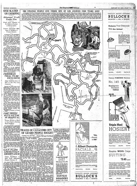 La ciudad subterránea hallada en Los Ángeles en 1933