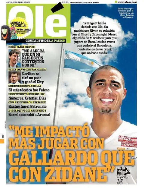 Si sos bostero no compres Olé