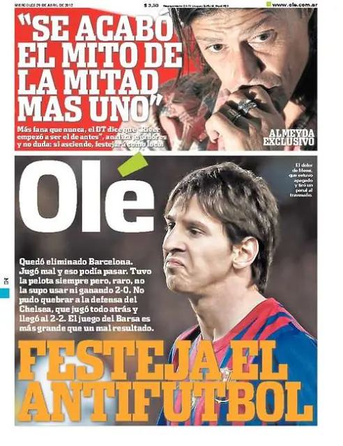 Si sos bostero no compres Olé