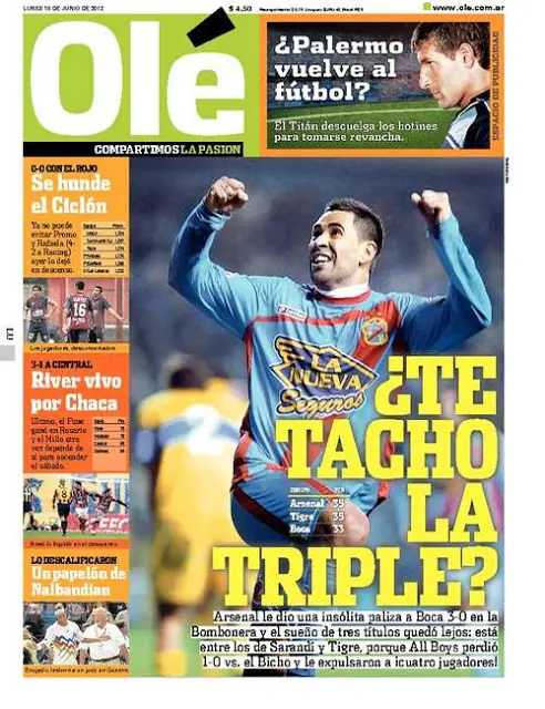 Si sos bostero no compres Olé